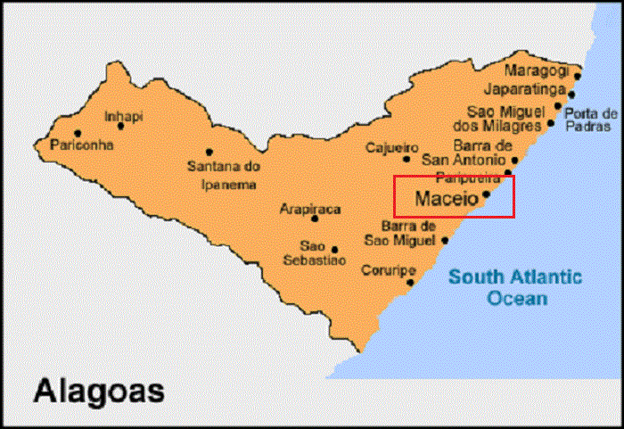 Mapa - Alagoas